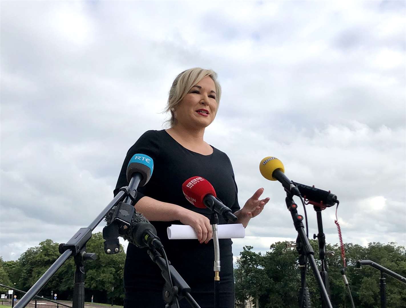 Michelle O’Neill (David Young/PA)