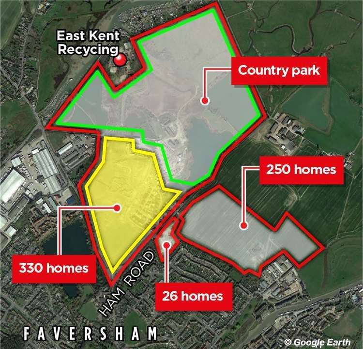 Had it have been approved, the proposed 250-home development would have neighboured two existing schemes – a 26-home estate called The Goldings and the 330-home Faversham Lakes