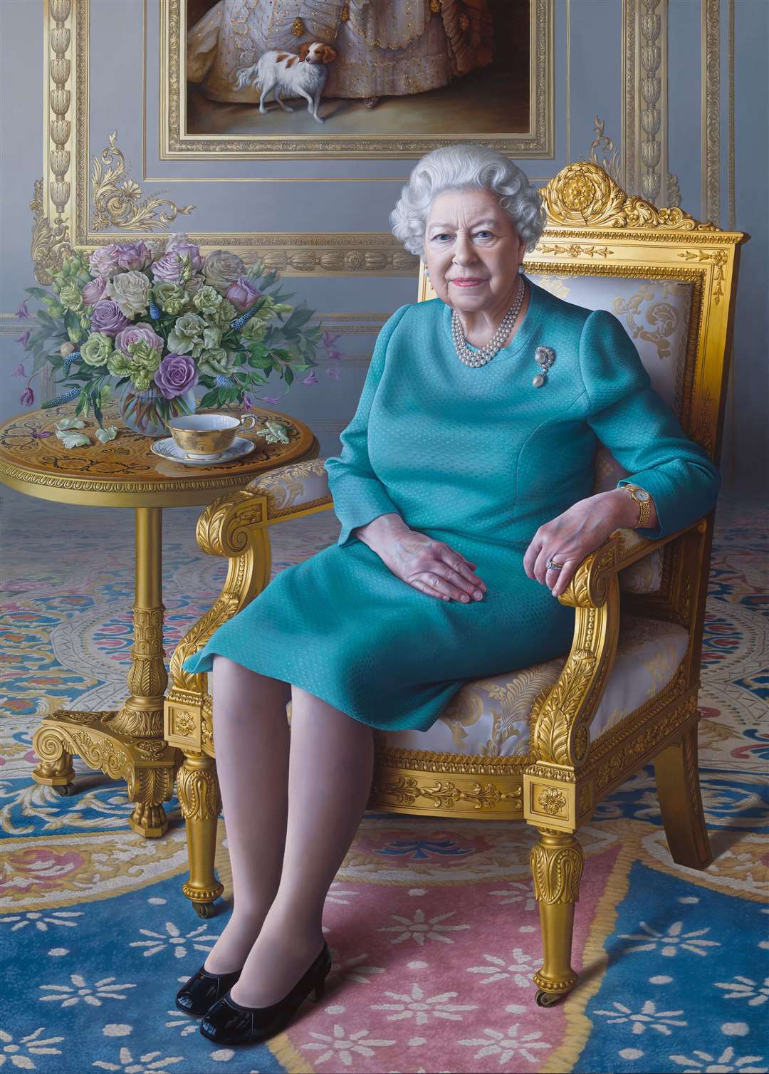 The FCO logo is hidden on the tea cup (Miriam Escofet/Todd-White Art Photography/PA)