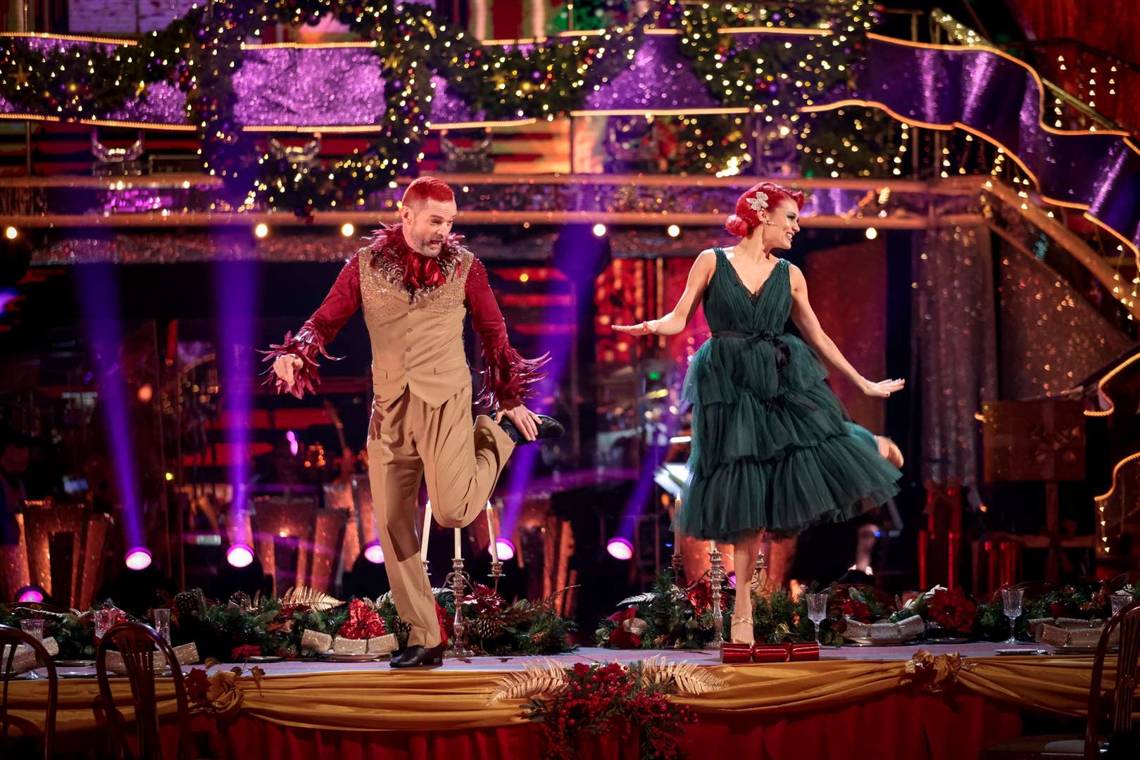 Fred Sirieix and Dianne Buswell (Guy Levy/BBC)