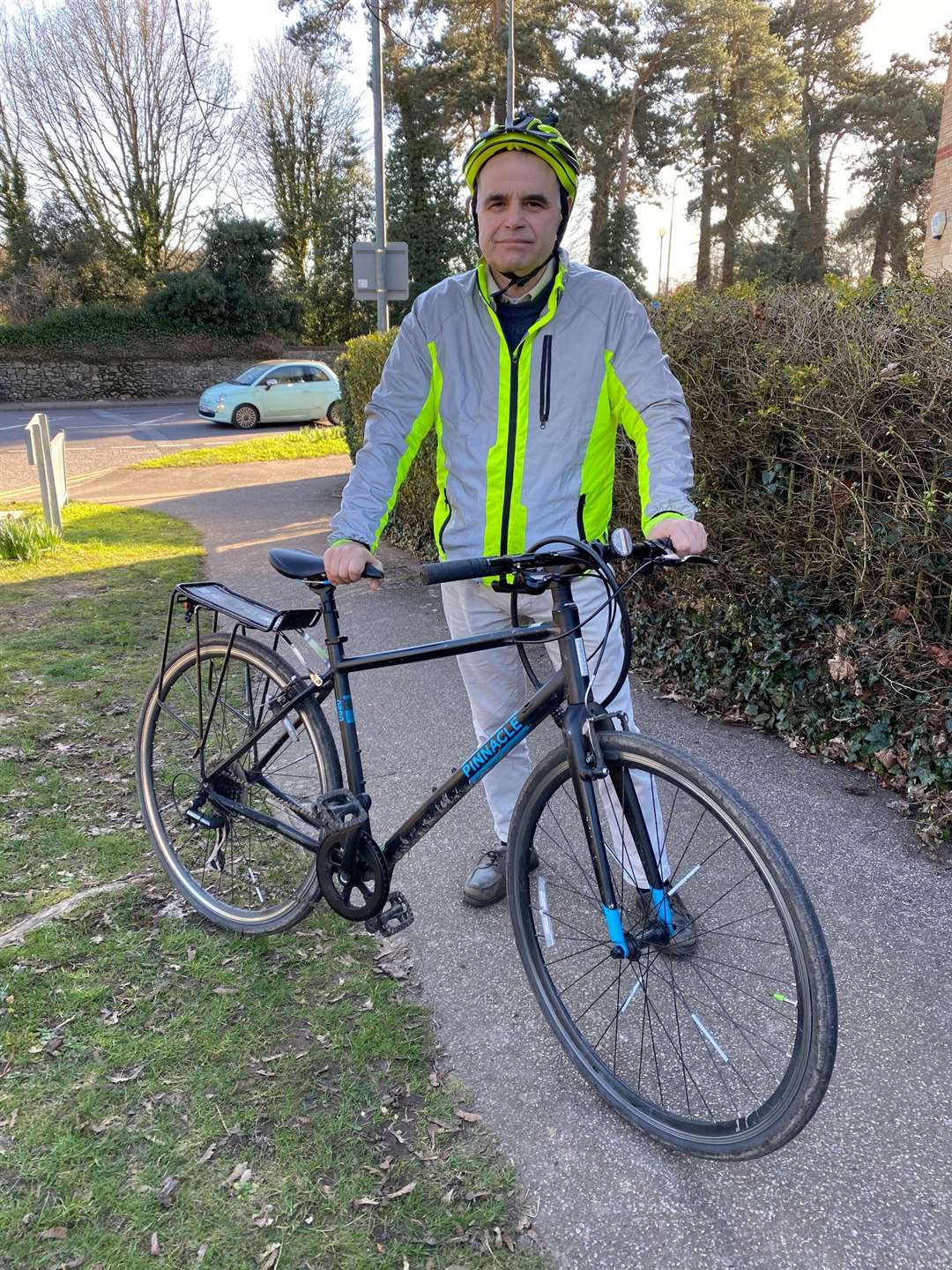 Cyclist and MERLin supporter Chris Passmore