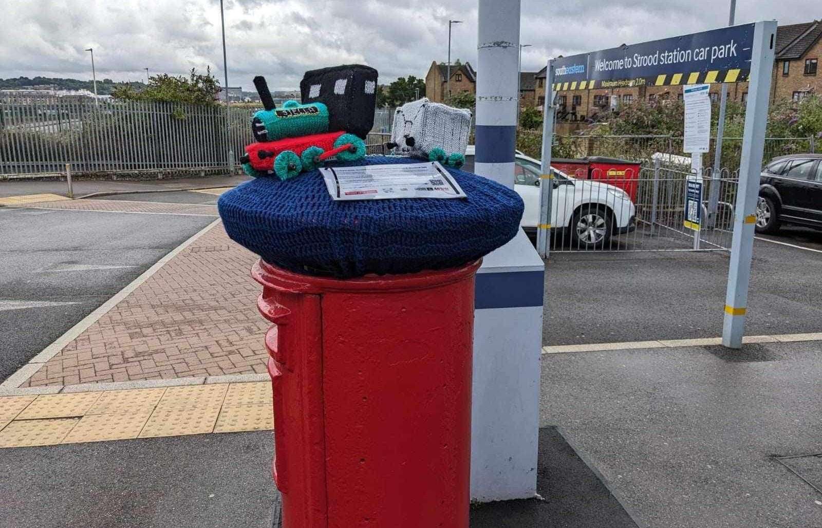 Historic dockyard locomotive near Strood Railway Station