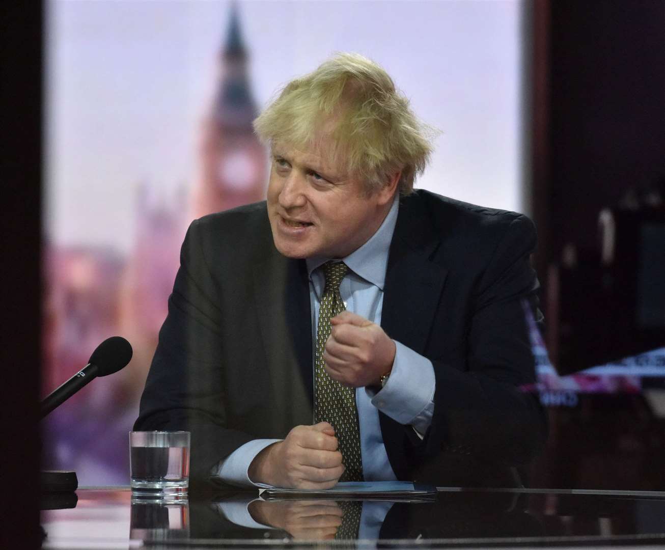 Boris Johnson on The Andrew Marr Show (Jeff Overs/BBC)