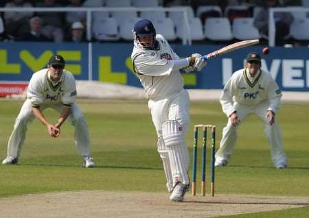 Rob Key on his way to making 79. Picture: Barry Goodwin