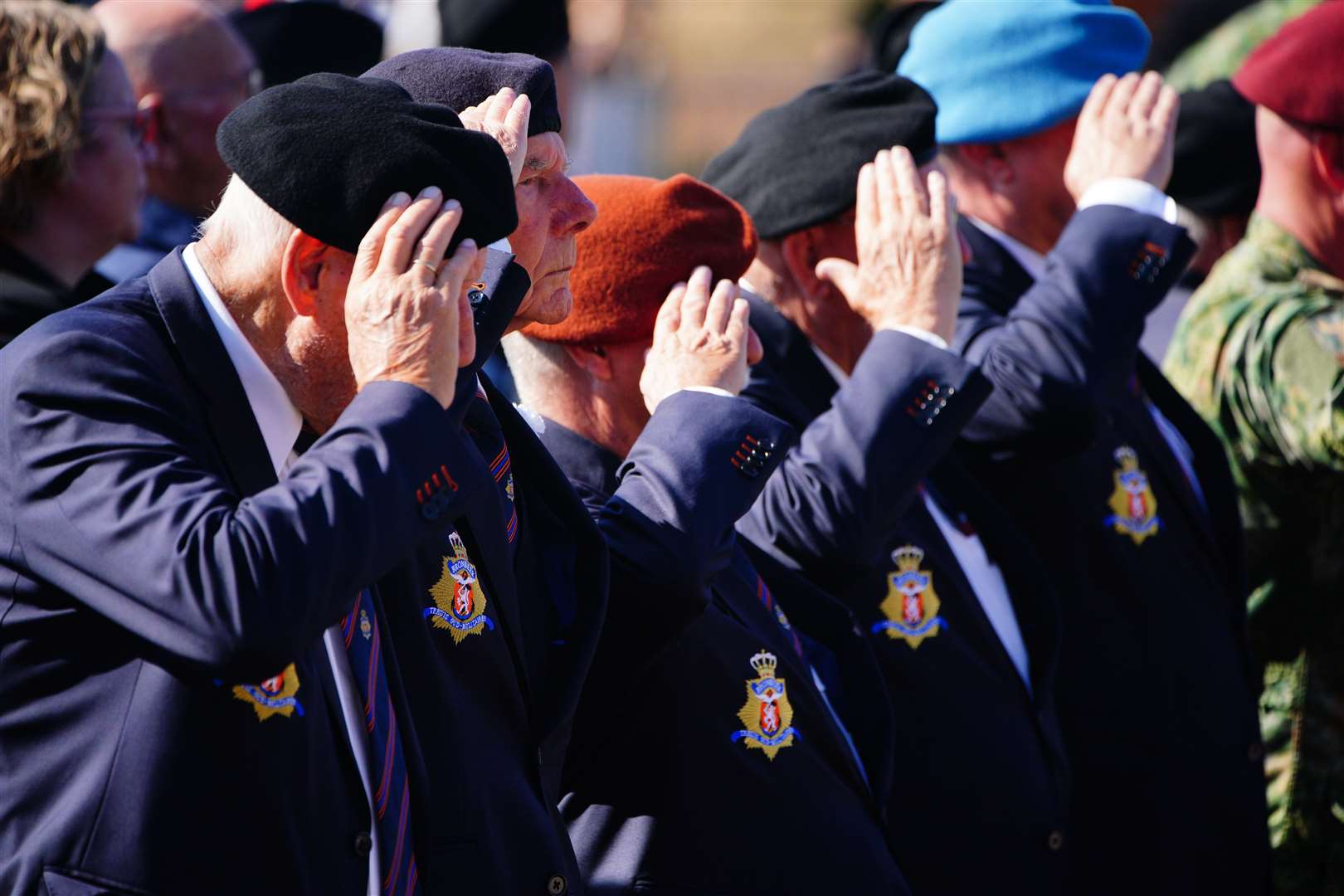 Comrades were remembered (Ben Birchall/PA)