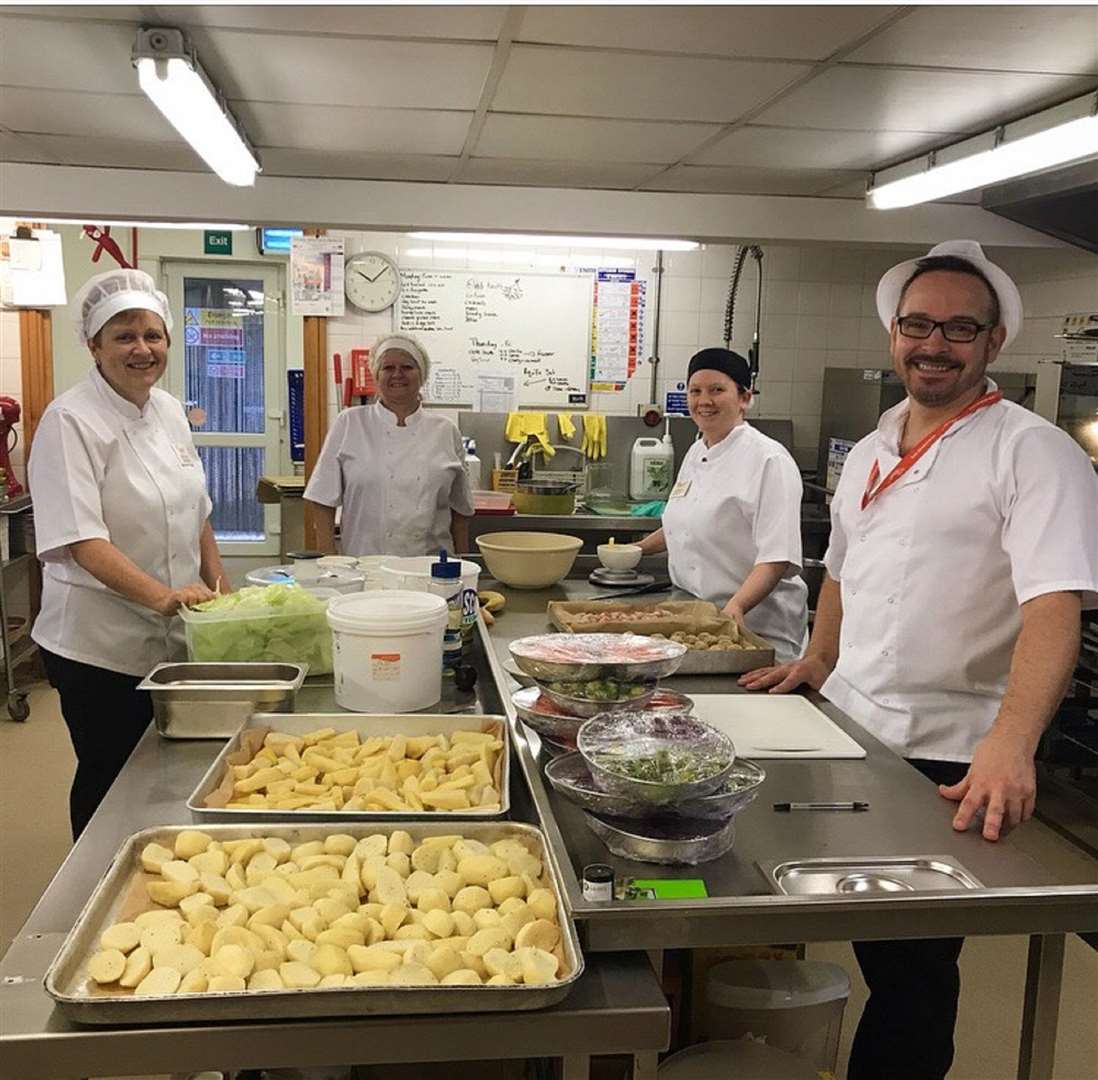 The catering team at ellenor. (5985238)