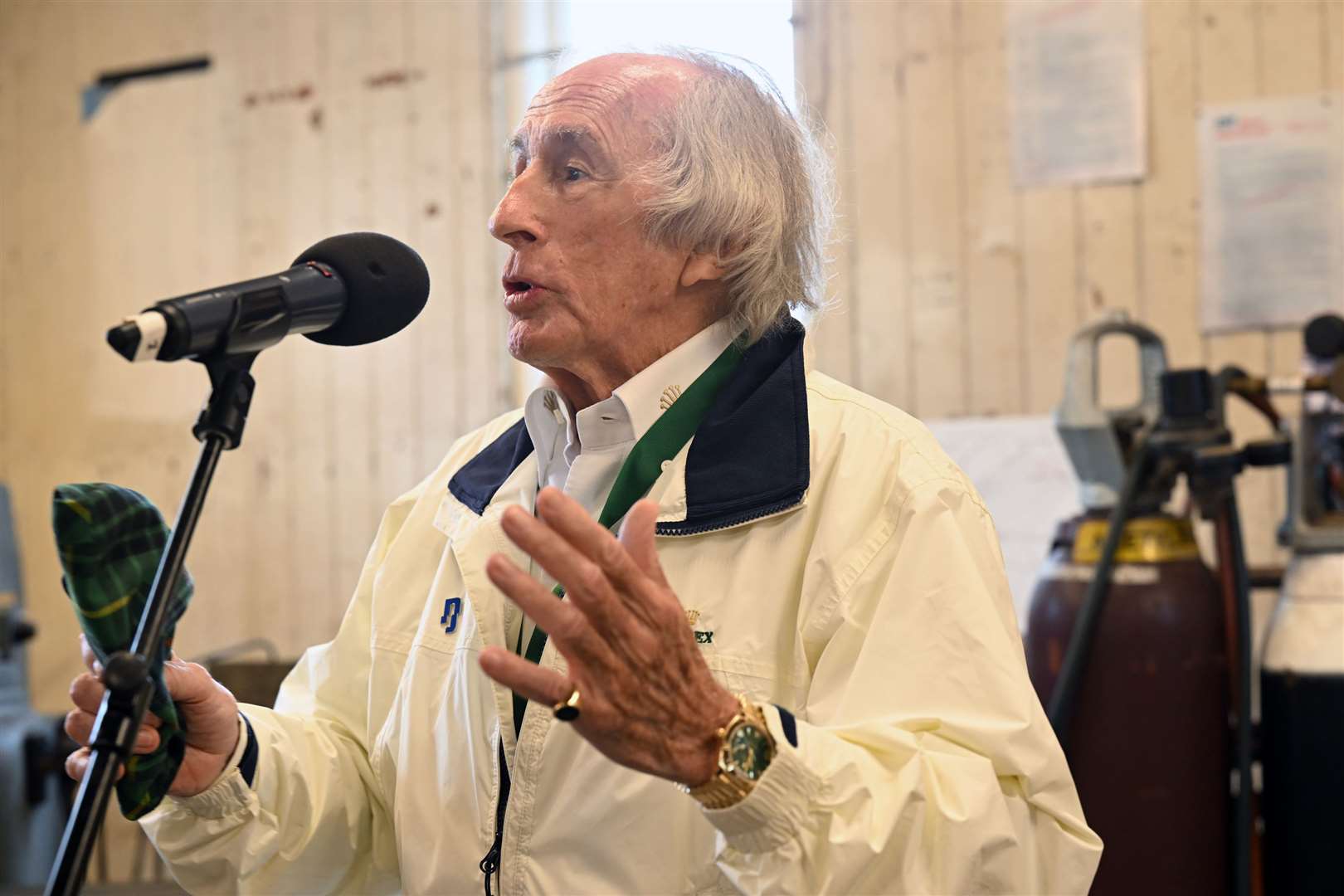 Sir Jackie Stewart at the Goodwood Revival (John Nguyen/PA)