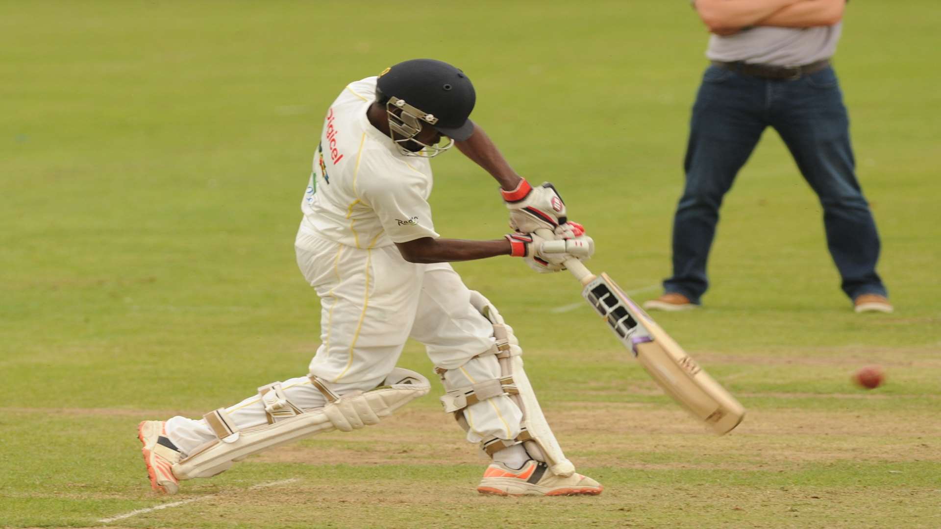 Jared Lovell batting for Wanderers against Borstal Picture: Steve Crispe