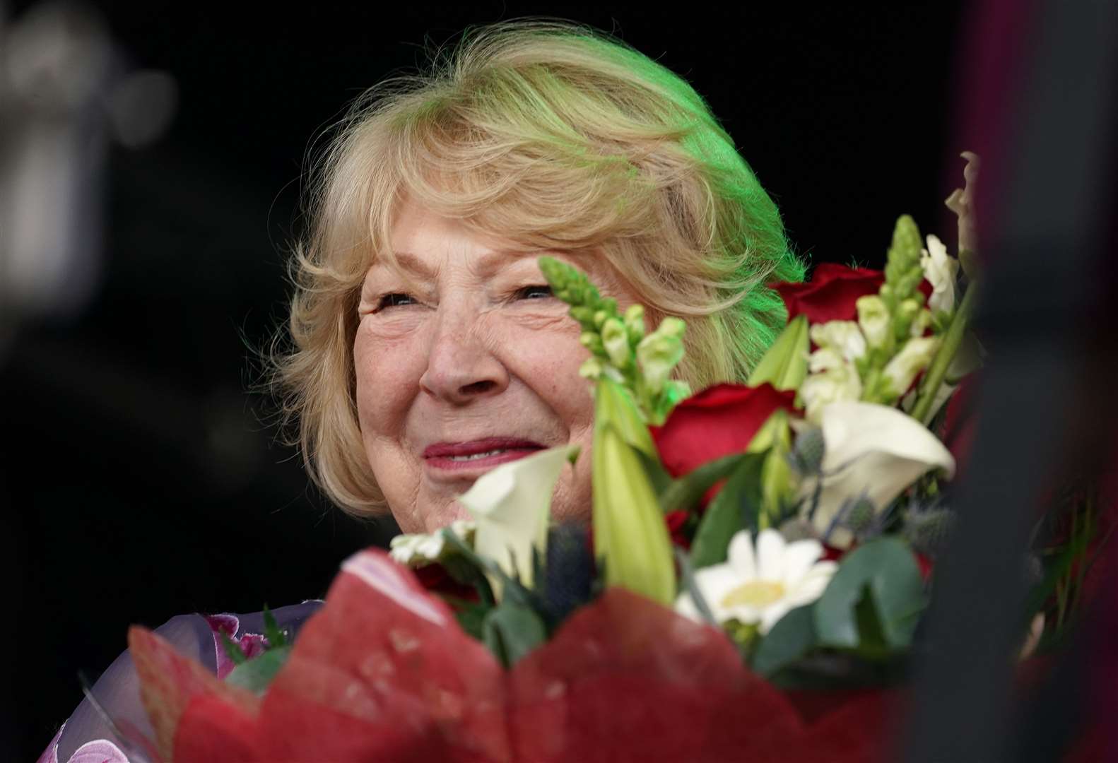 Sabina Higgins attended the official opening of the Fleadh Cheoil na hEireann in Mullingar, Co Westmeath on Sunday (Brian Lawless/PA)