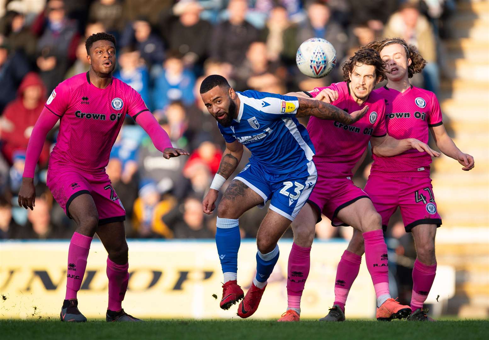 Looking to make things happen against Rochdale Picture: Ady Kerry