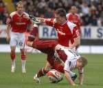 Matt Holland makes his mark. Picture: BARRY GOODWIN