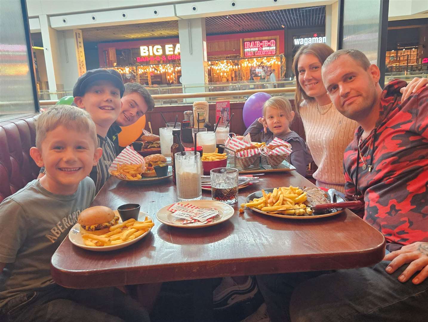 From left: Archie, William, Henri-John, Maria-Rose, Kayleigh and Jack