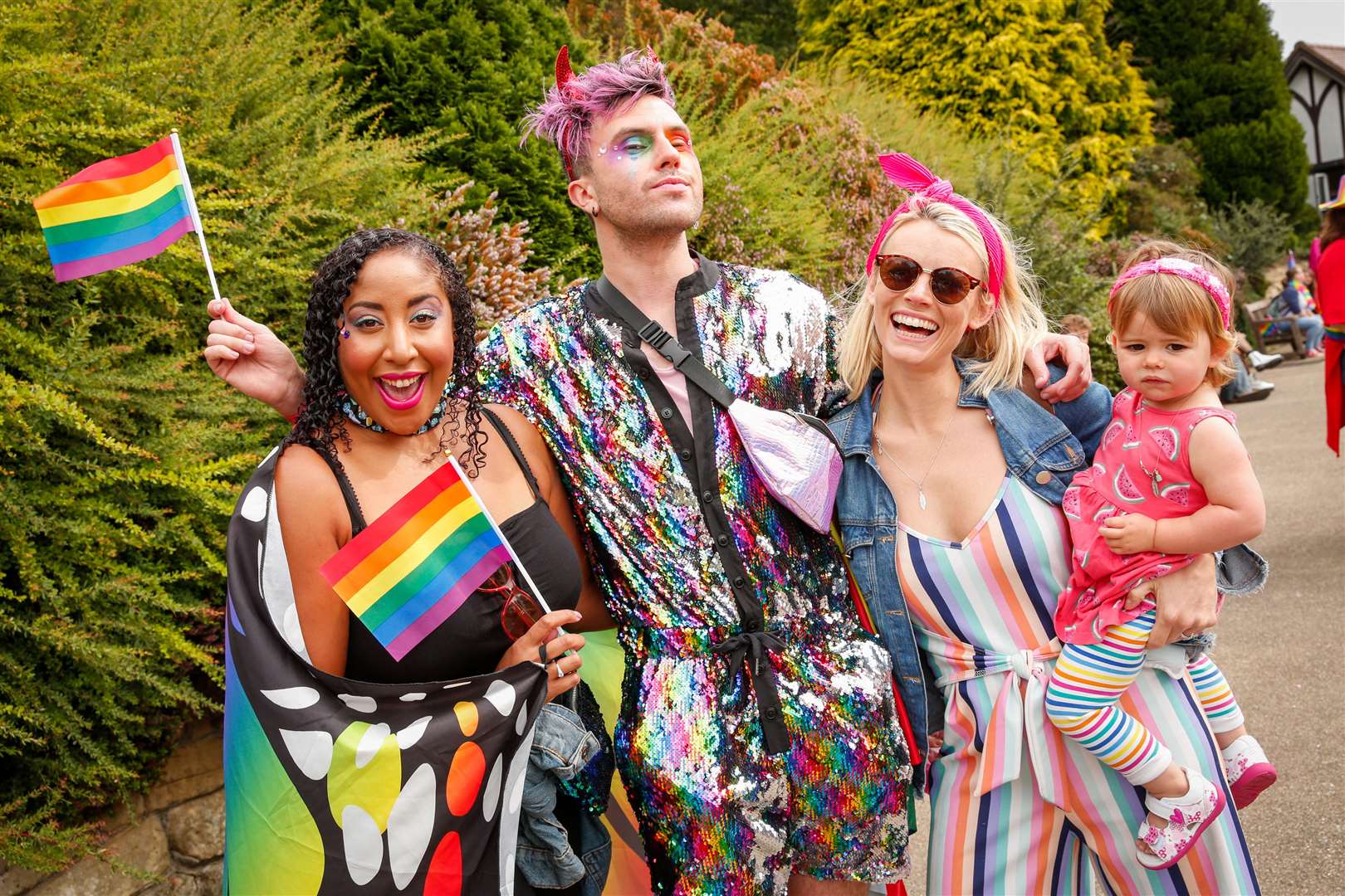 Visitors enjoy Tunbridge Wells Pride. Picture: Matthew Walker