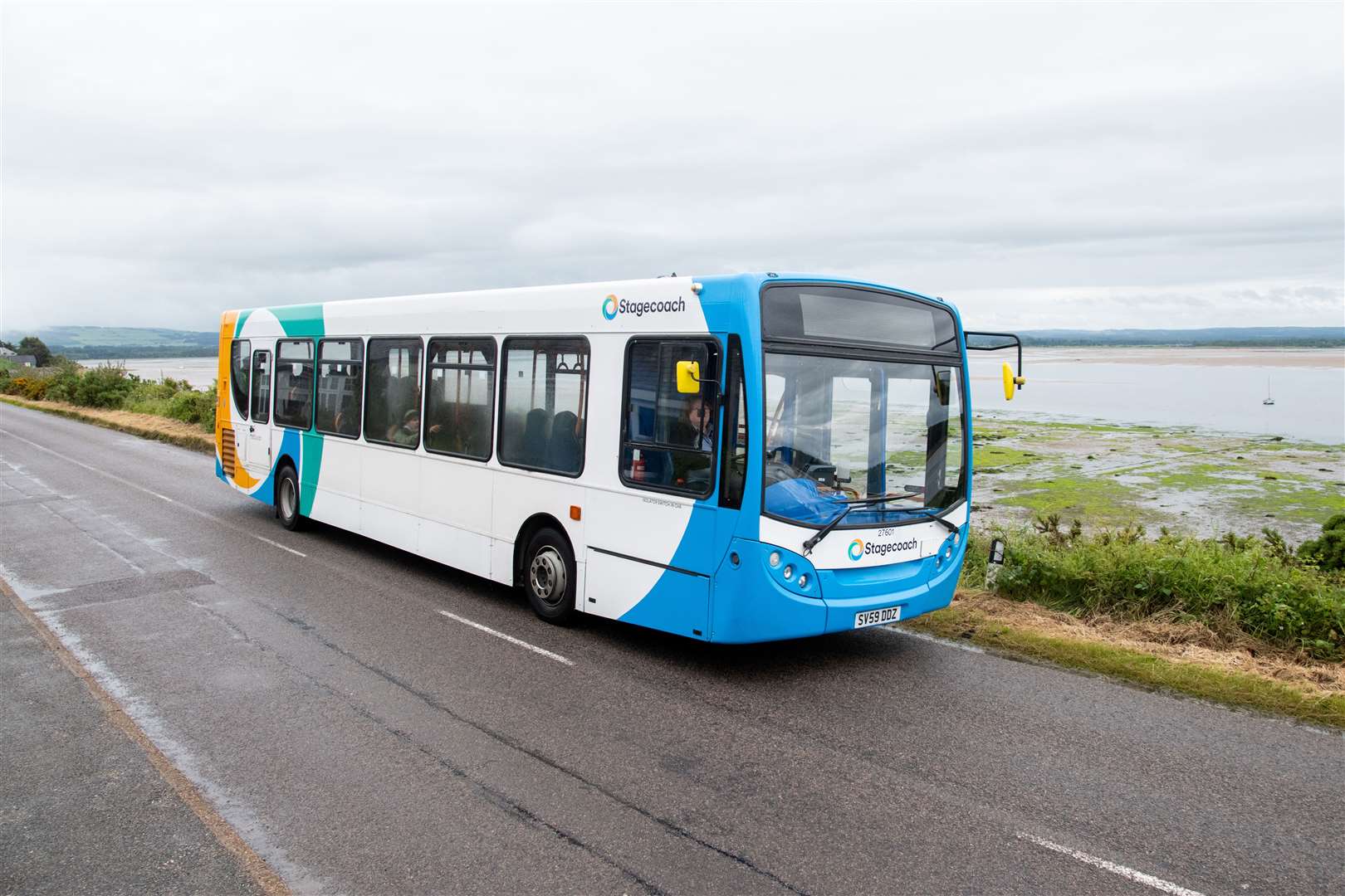 A person has been taken to hospital after a “medical” incident on a Stagecoach bus. Picture: Daniel Forsyth