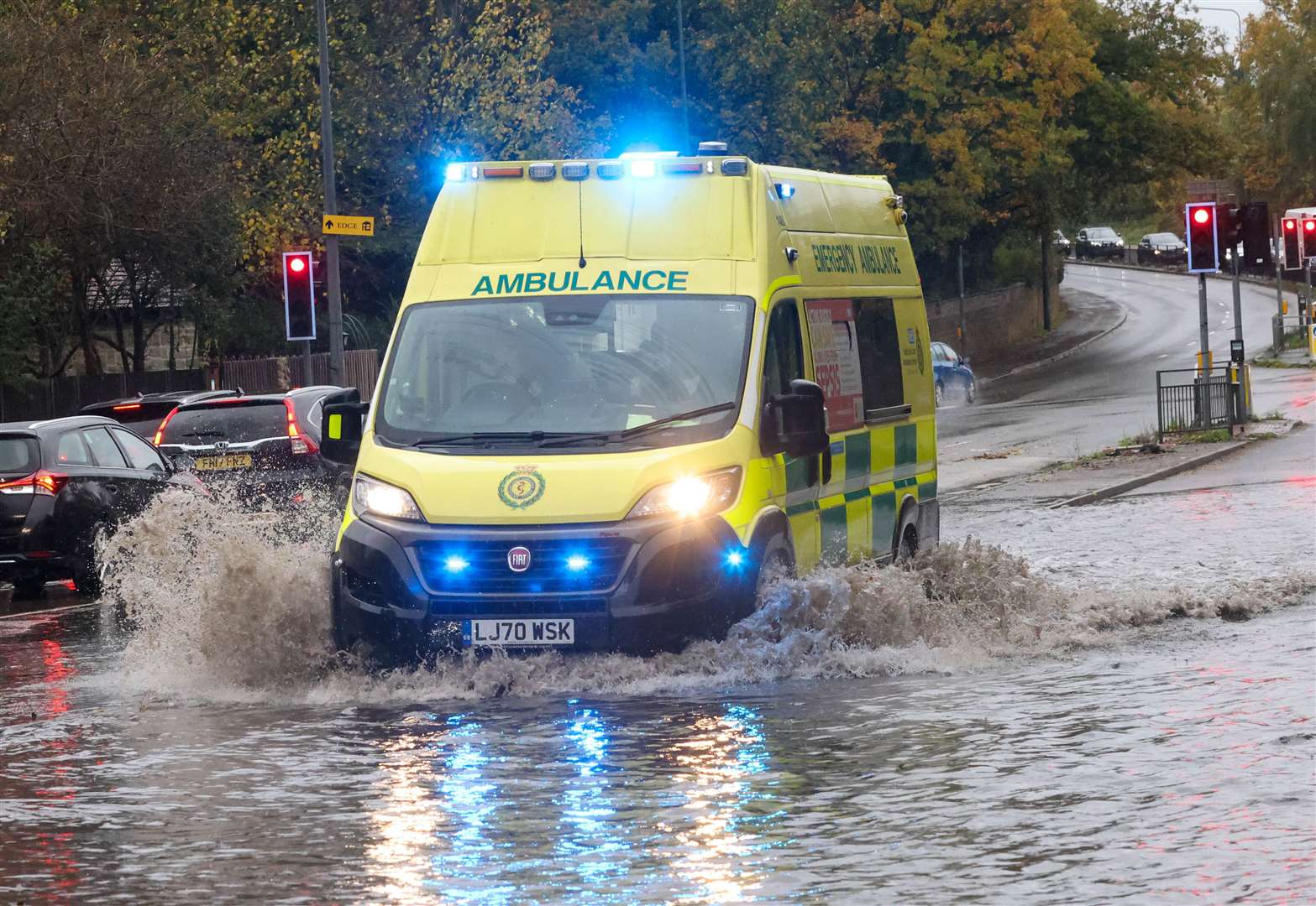 The Met Office has issued a yellow weather warning. Picture: UKNIP