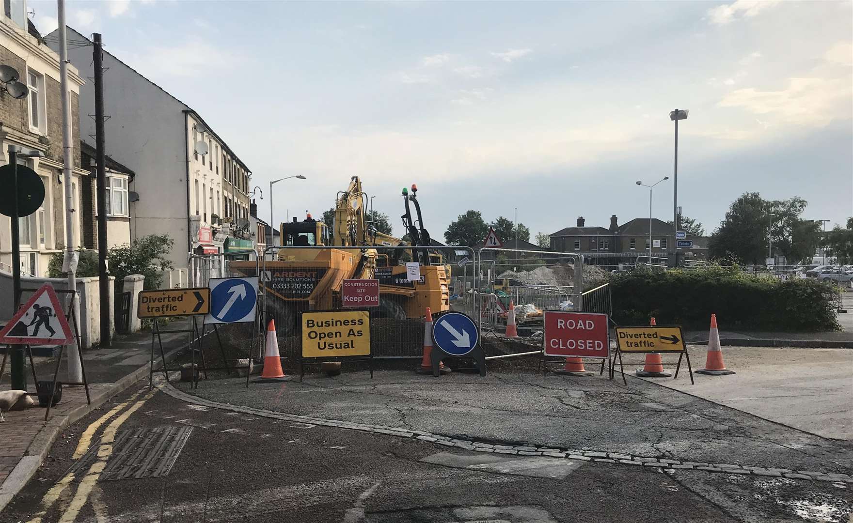 Sittingbourne town centre regeneration roadworks (2951233)