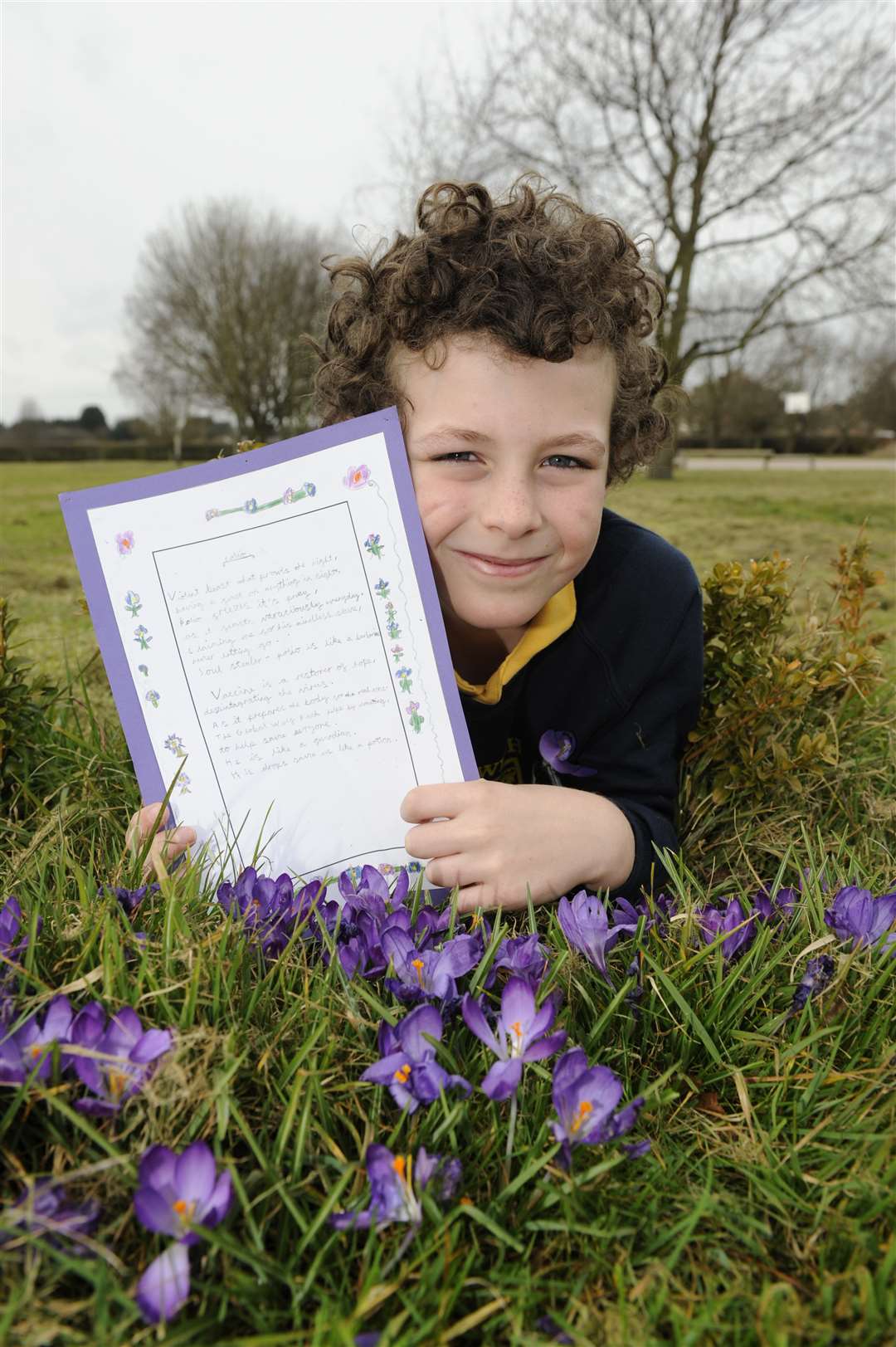 Dylan Potter aged nine raised £12 for the charity by saving his pocket money