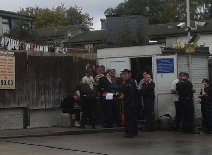 The moment when immigration enforcement raided Parkwood Hand Car Wash, Sutton Road