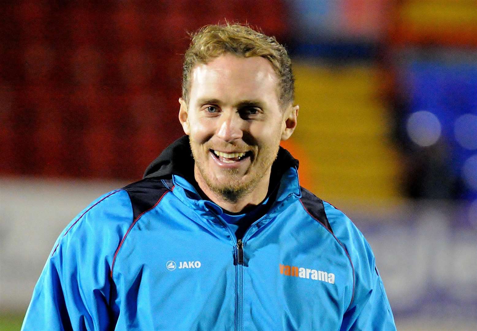 Happy Harry after a backs-to-the-wall victory at Aldershot Picture: Steve Terrell