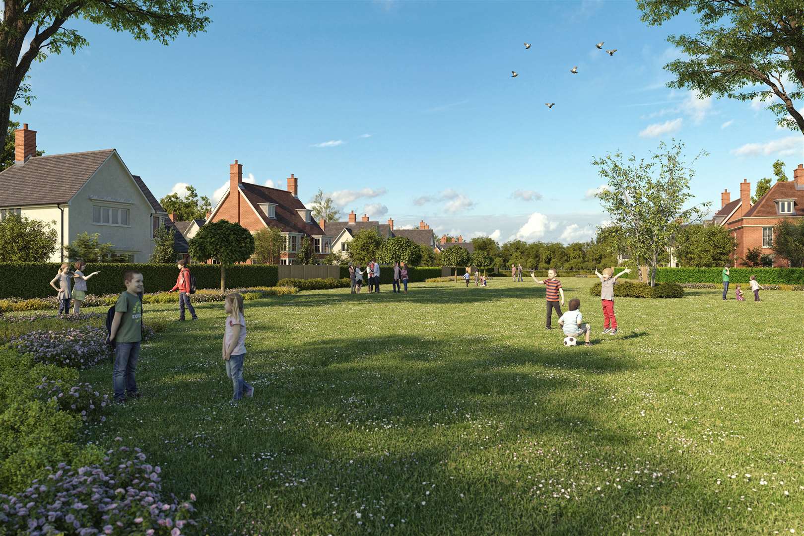 Quinn Estates has promised large areas of green space