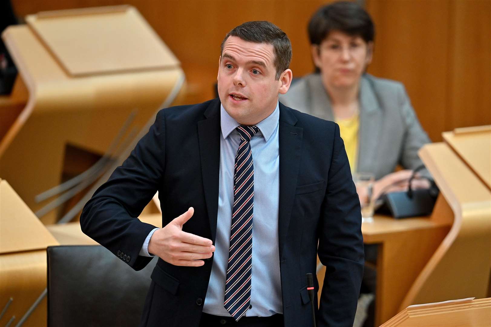 Scottish Conservative Leader Douglas Ross welcomed the decision to allow some people to be exempt from self-isolation (Jeff J Mitchell/PA)