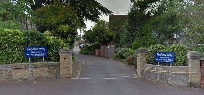 The entrance to Pilgrims Way nursing home in Bower Mount Road, Maidstone. Picture: Google street view