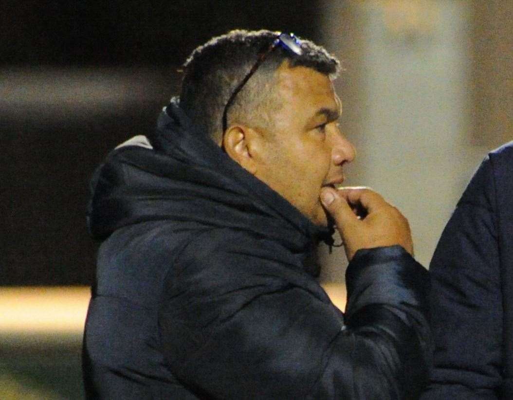 Maidstone United manager Hakan Hayrettin Picture: Steve Terrell