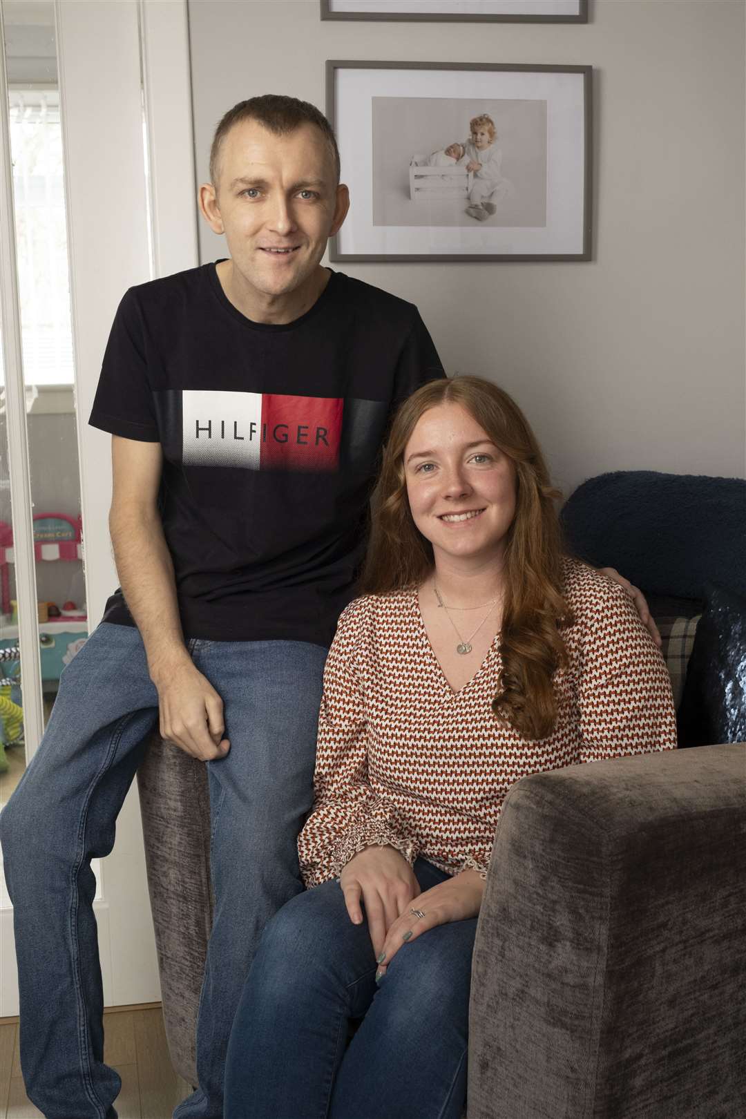 Danielle Dillett said she was ‘told to expect the worst’ when her husband was without a liver following two unsuccessful transplants (Stripe Communications/PA)