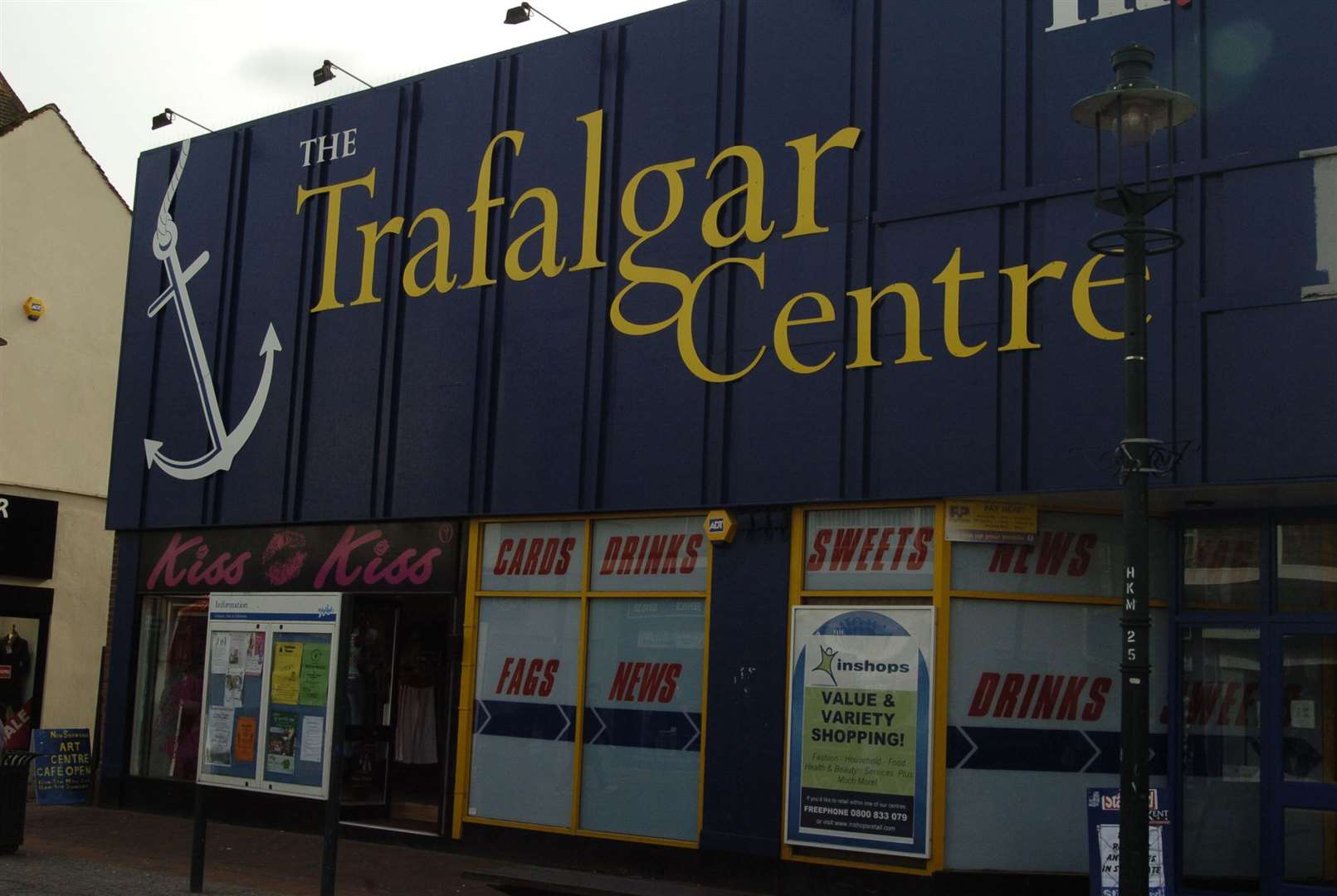 The Trafalgar Centre closed in 2013 and stayed empty until late 2022 when it was knocked down. Picture by Andy Payton.