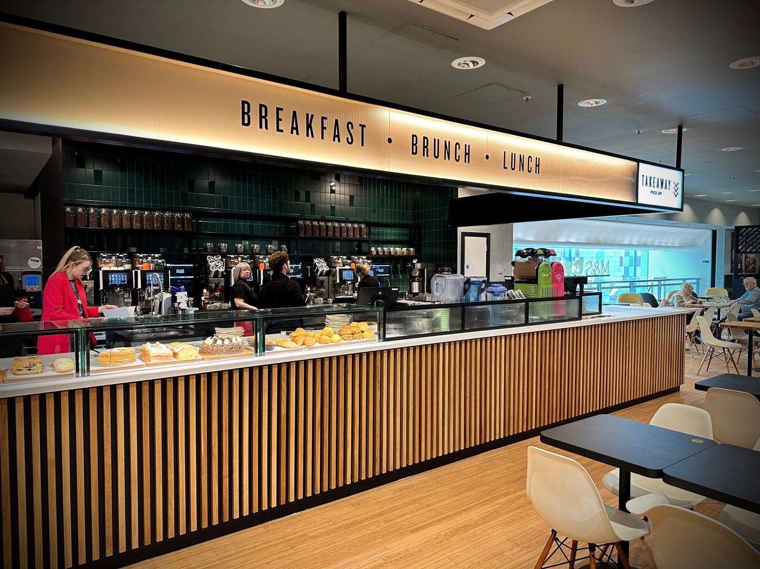 Inside the M&S Café. Picture: M&S