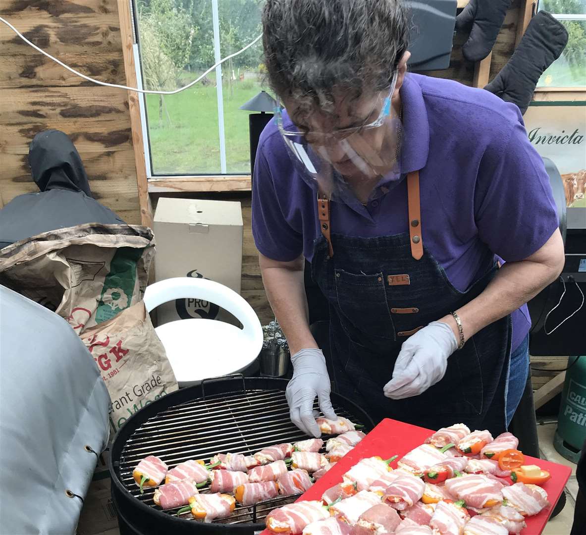 Jackie Weight is a dab hand at grilling the perfect chicken breast and sizzling the most succulent pork ribs. Picture: SWNS