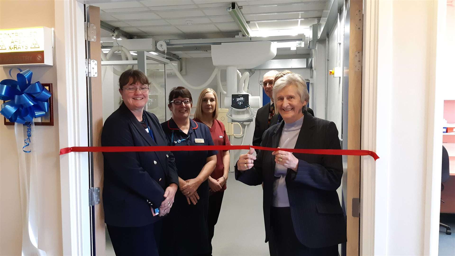 The new X-ray room was opened in memory of the late Maureen Bane (6604653)