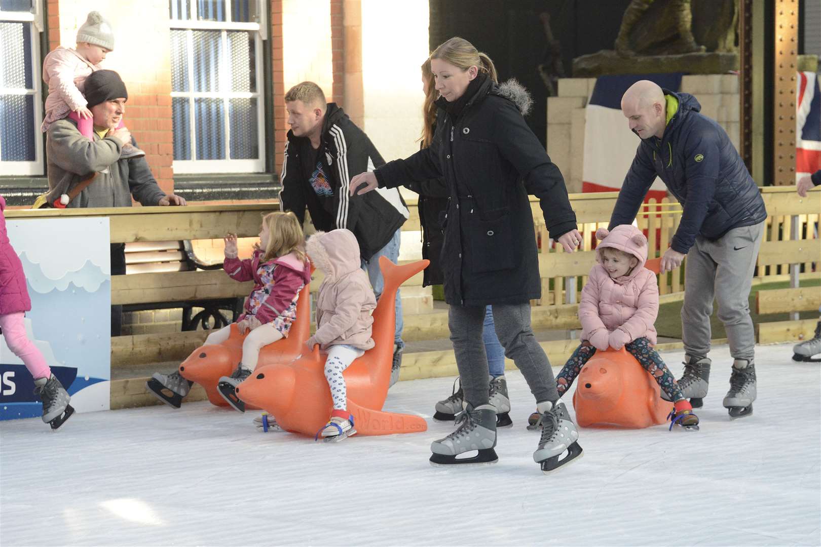 White Cliffs Christmas event at Dover Western Docks up and running