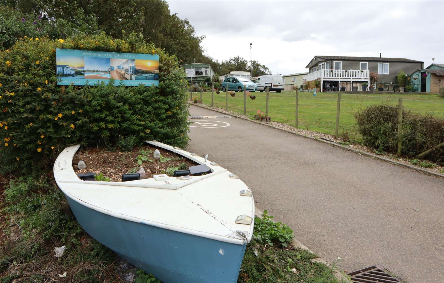 Entrance to Hollybush Park, Minster, Sheppey. Picture: John Nurden