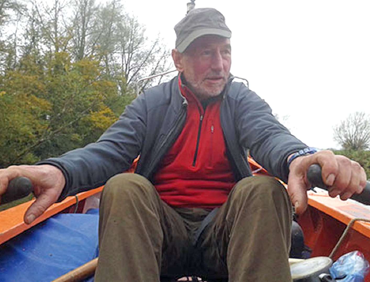 Graham Walters has become the oldest person to row across any ocean (Help for Heroes/PA)