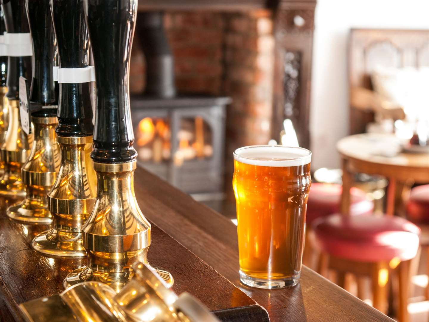 Get your pint and pull up a bar stool at the Stay Inn