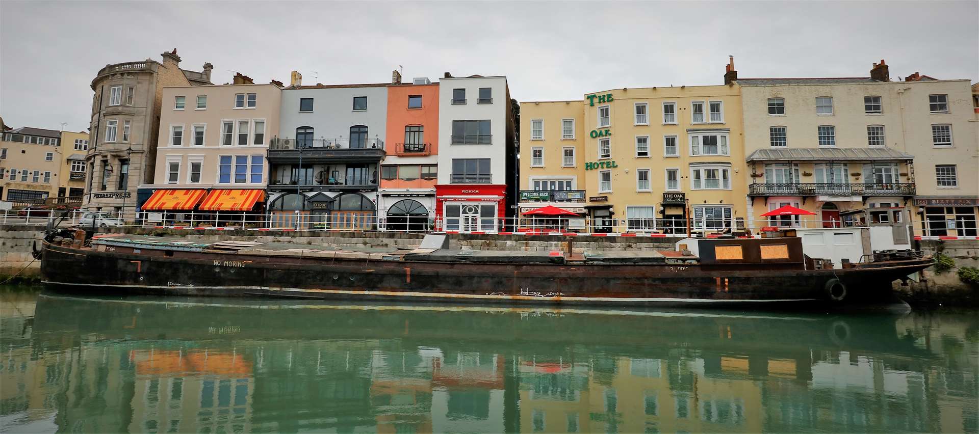 The barge will be transformed with the crowdfunder cash. Photo: Mark Stanford