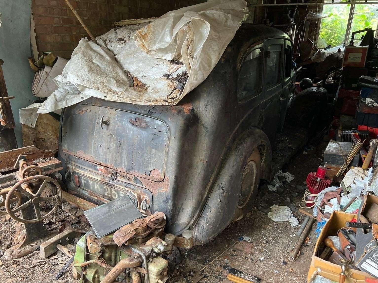 The Wolseley 14/60 is in need of restoration. Credit: Hansons