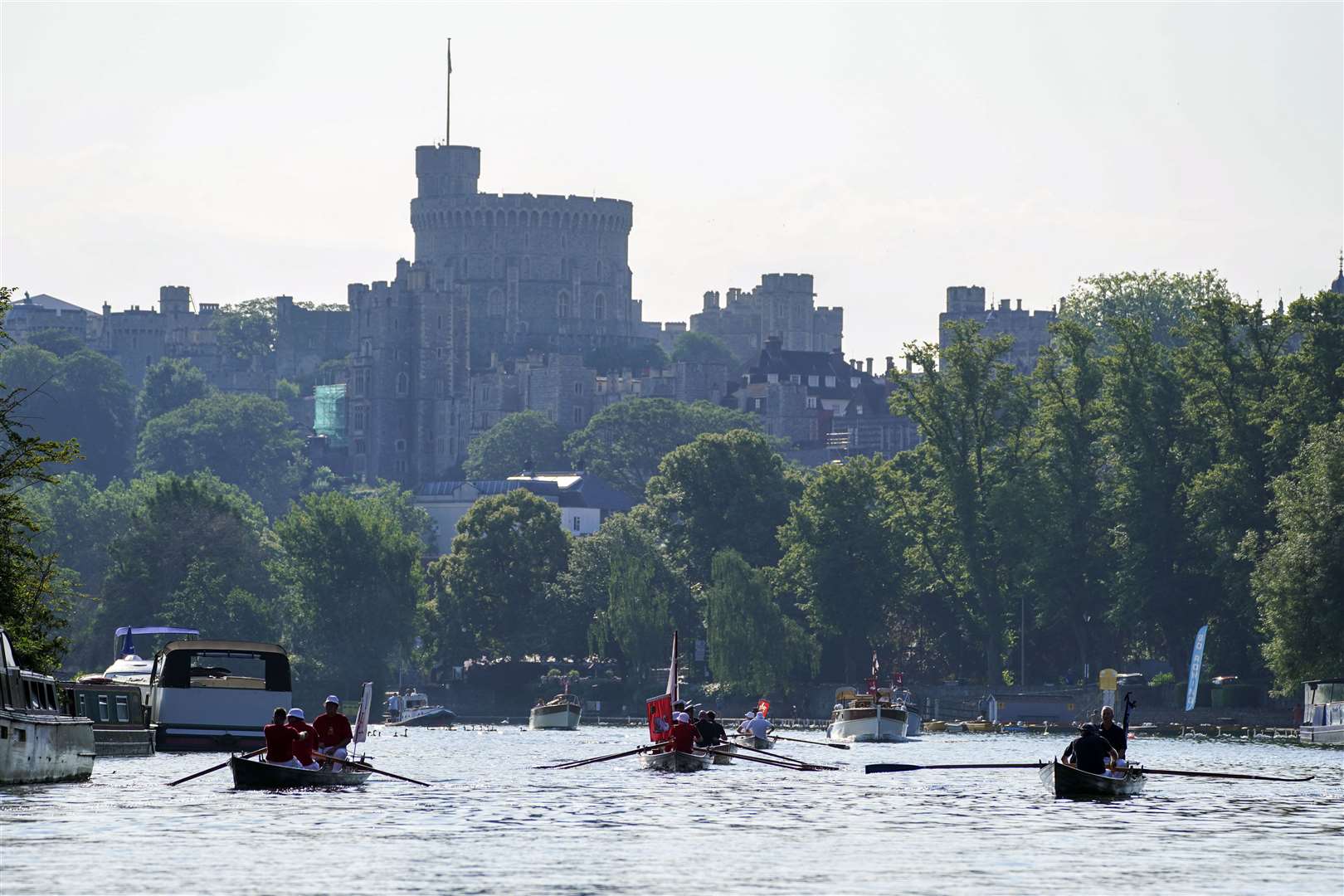 Swan Uppers on the Thames (Steve Parsons/PA)