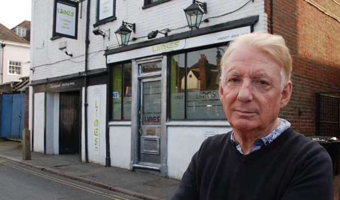 Tony Butcher, owner of Limes Lounge: “Anyone who likes the gay community is welcome.”