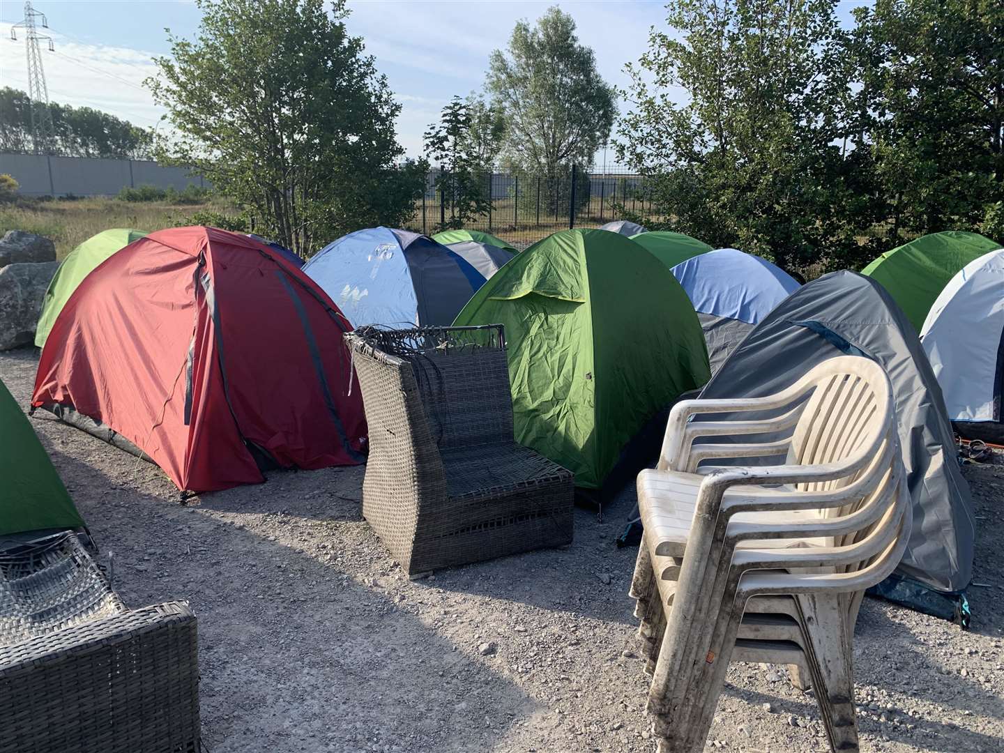 A migrant camp in Calais. Picture: Poppy Cleary