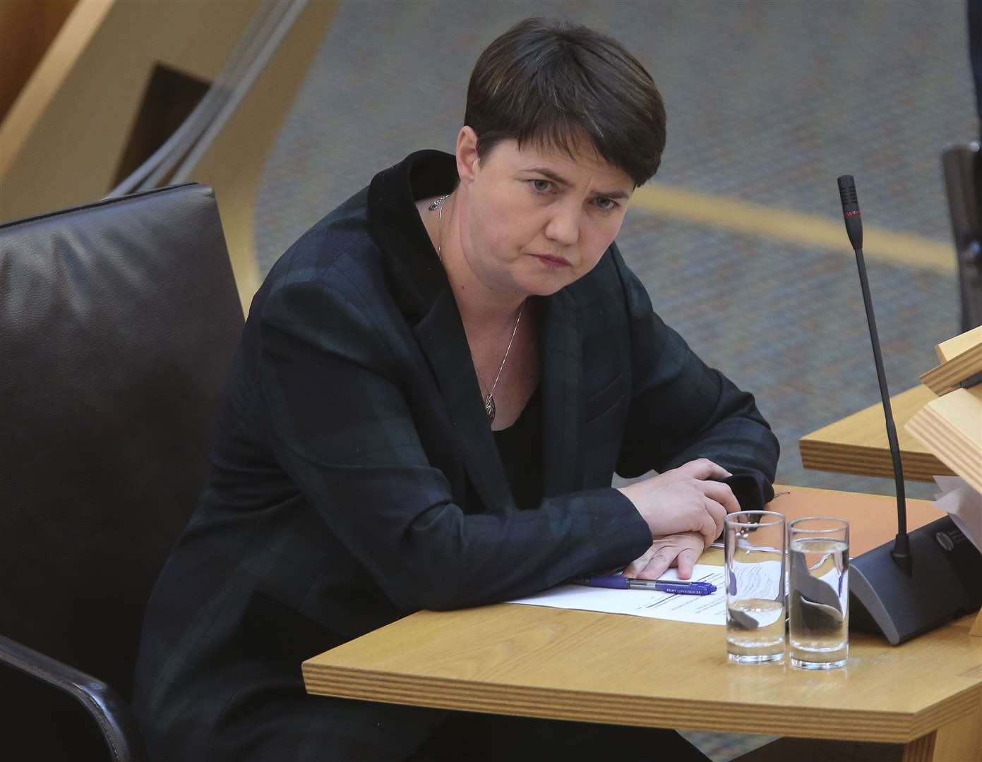 Ruth Davidson said a ‘hard, dark winter’ lies ahead (Fraser Bremner/Scottish Daily Mail/PA)