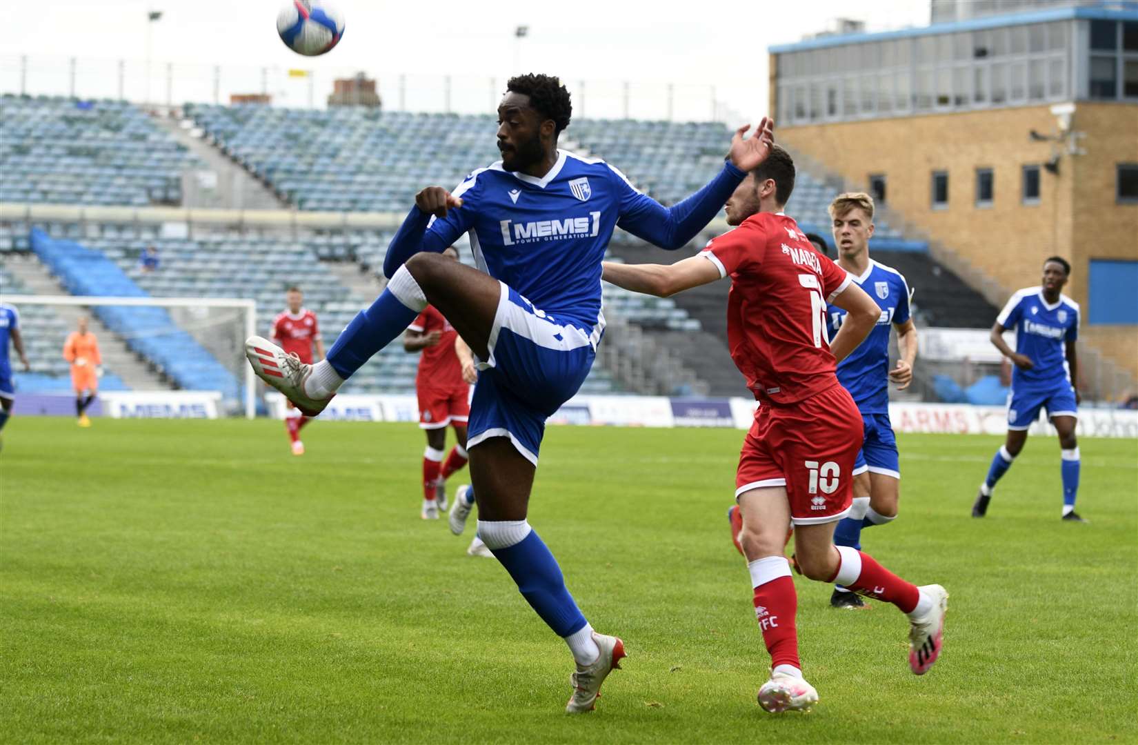 Gillingham versus Crawley Town in the EFL Trophy Picture: Barry Goodwin