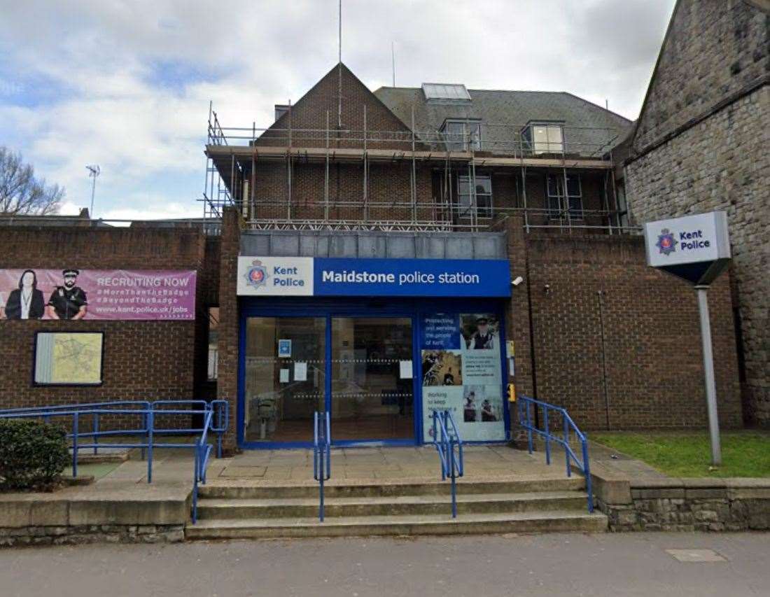 Maidstone Police Station in Palace Avenue. Picture: Google