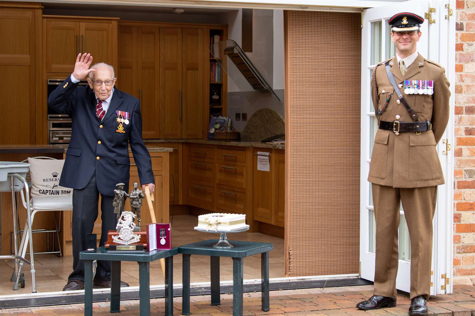 Captain Tom Moore (Cpl Robert Weidemane/MoD/Crown Copyright/PA)