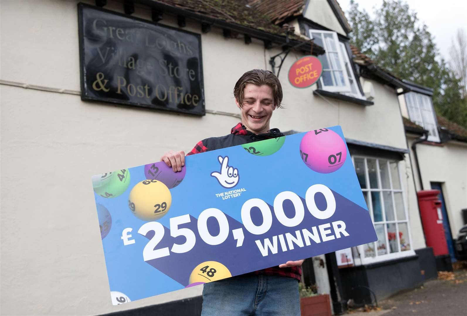 George Bates plans to use some of his winnings to buy a hot tub for his garden (National Lottery/PA)