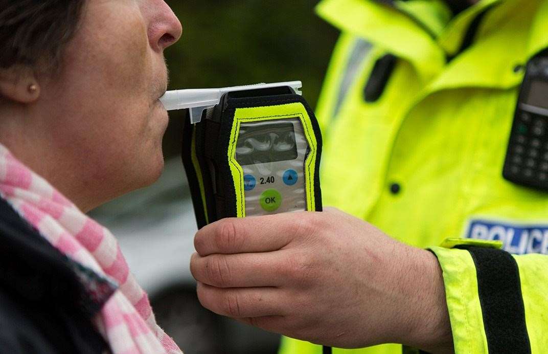 Police caught 2,312 drink drivers in Kent last year