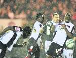 Kelly Youga heads Charlton's equaliser. Picture: Barry Goodwin