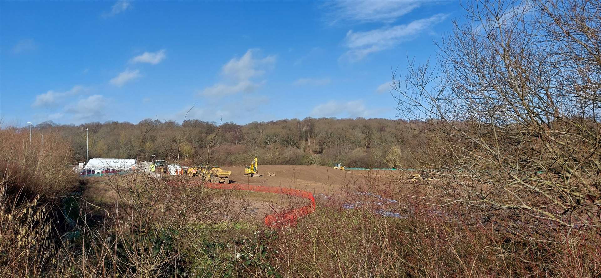 Contractors have began clearing the site