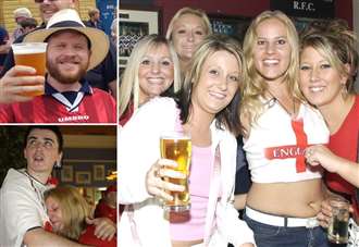 Pictures capture ecstasy and agony of Kent’s England fans over the decades